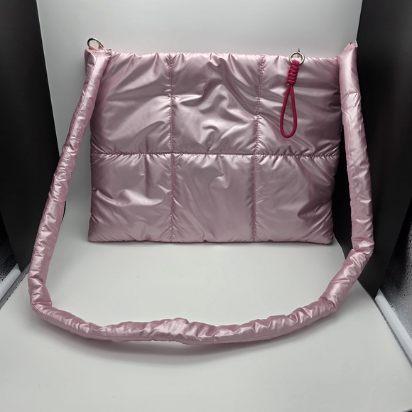 Pink Quilted Women's Bag - Picture 3 of 5